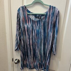 Willi Smith Multicolor Striped Tunic